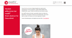 Desktop Screenshot of medfit.ch
